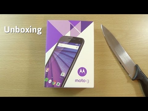 Moto G 3rd Generation White - Unboxing & First Look!