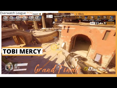 TOBI MERCY POV | Losers Semi-Final - Full Match | Dynasty vs Fusion | OWL Season 2020 Grand Finals