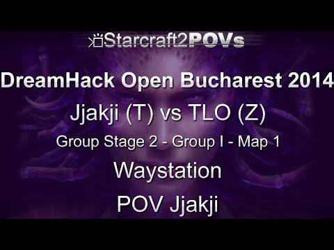 SC2 HotS - DH Bucharest 2014 - Jjakji vs TLO - GS2 Group I - Map 1 - Waystation - Jjakji