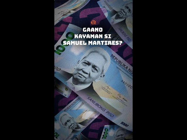 How rich is ex-ombudsman Samuel Martires based on his SALN?