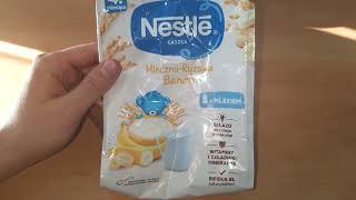 Nestle Kaszka Mleczno-Ryżowa Bananowa - unboxing 