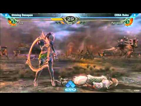 SoulCalibur V EVO 2012 Finals - Shining Decopon Vs. CRNA Ruka
