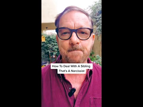 How To Deal With A Sibling That's A Narcissist #Shorts