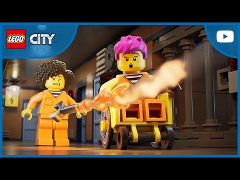 Prison Escape: ROBOT EDITION!🤖🔧🚨 | #FullEpisode | LEGO® City No Limits
