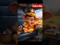 Ganesh Train Journey Ganpati Enjoying Nature Shorts Trending Cartoon Hindugod Train Journey