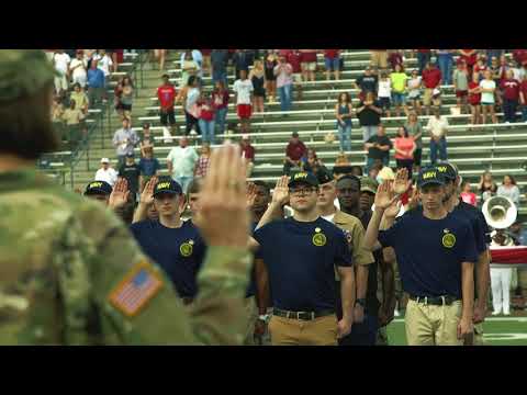 Enlistment Ceremony from Military Appreciation Game