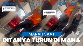 Viral Video Penumpang Wanita Emosi dan Marah saat Petugas KRL Tanya Hendak Turun di Stasiun Mana