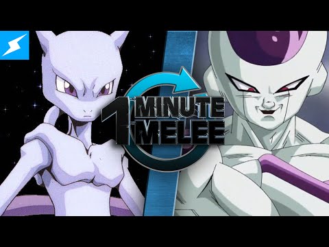 One Minute Melee - Mewtwo vs Frieza (Pokemon vs Dragon Ball Z)