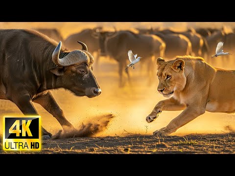 4K African Wildlife: Survival in the Nairobi National Park - Real Sounds of Africa & Relaxing Music