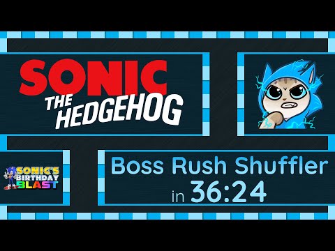 Marathon Speedrun #64 | SBB23 | Sonic Boss Rush Shuffler | Unlimited Boss Count Speedrun in 36:24