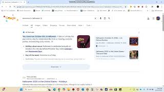 Tomorrow Is Halloween 31!