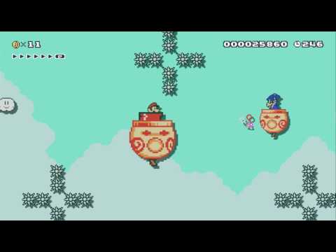 La flota aerea de Bowser by Lorena - SUPER MARIO MAKER - NO COMMENTARY 1AT