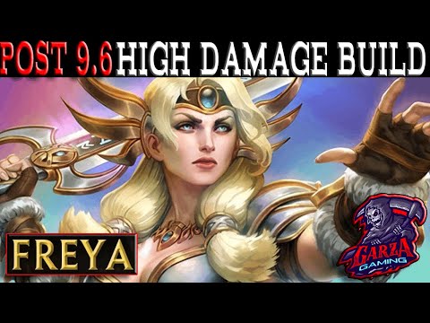 Freya Very High Damage Build  (Shreds Tanks & Erases Softies) | Smite Arena |