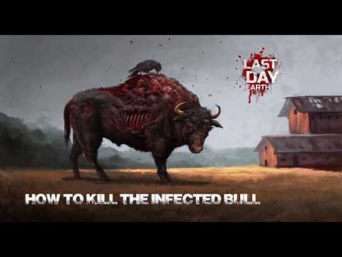 How to kill the Infected Bull 🐂| No guns required | Last Day on Earth | LDOE