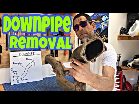 Downpipe Removal Steps on Subaru EJ-Series Engines
