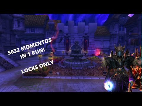 5 MASK Vision of Stormwind, OVER 5K MOMENTOS!! (Full run) God-tier Lock POV