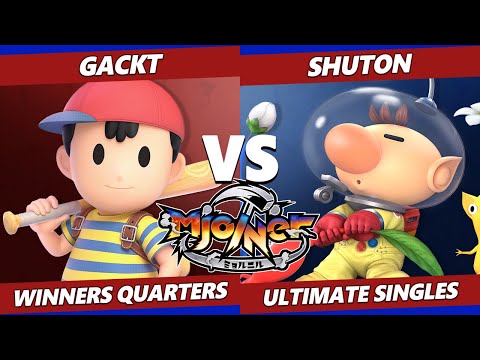 Mjolner 1 Winners Quarters - Gackt (Ness) Vs. Shuton (Olimar) SSBU Ultimate Tournament