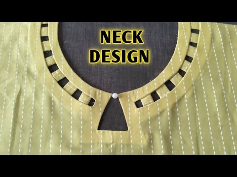 New Neck Design Cutting and Stitching|| Unique and Stylish Neckline Sewing Tutorial