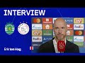 Ten Hag: 'Antony is een geweldenaar' | REACTIE Sporting - Ajax