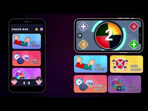 Finger Battle - 2 Player Games