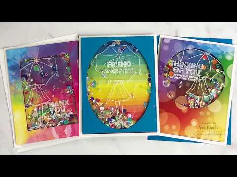 Follow the Rainbow Shaker Cards
