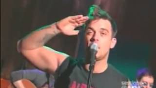Robbie Williams - Get A Little High Live @AOL