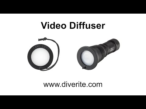 Dive Rite Video Diffuser for the BX2 hand held torch