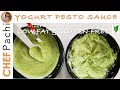 3 Recipes PESTO YOGURT SAUCE DIP SPREAD