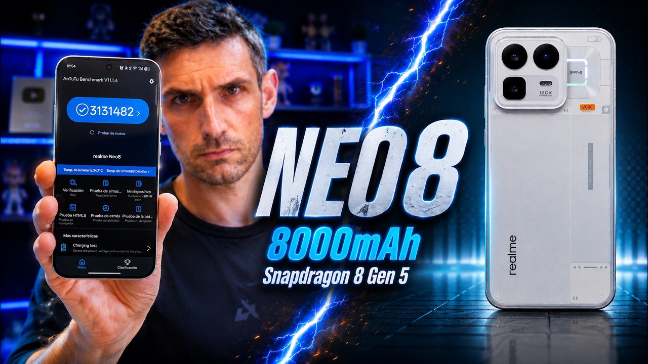 El MÓVIL que DESTROZA la GAMA CASI ALTA por 400€ | Realme Neo8