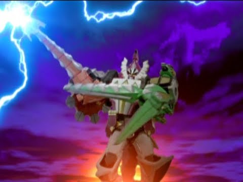 Dino Stegazord Parasaurzord and Ankylozord Formation | Dino Thunder | Power Rangers Official