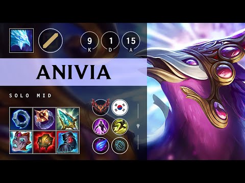Anivia Mid vs Syndra - KR Grandmaster Patch 25.17