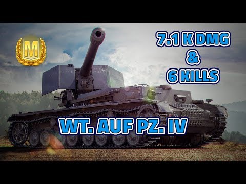 WOT Blitz | WT. auf Pz. IV Massive Ace Game ( 7.1 K DMG & 6 Kills ) 1 vs 3