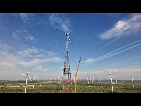 Höchstes Windrad der Welt steht in Deutschland und erreicht 365 Meter