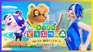 🍃 Just Chilling with amiibo ｜アプデがきたらしいのであつ森 #animalcrossing #あつまれどうぶつの森