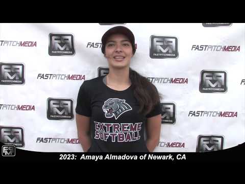 2023 Amaya Almadova Catcher Softball Skills Video - Extreme Fastpitch