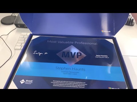 Microsoft MVP Award Unboxing
