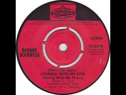 UK New Entry 1965 (192) Dionne Warwick - (Here I Go Again) Looking With My Eyes Seeing With My Heart