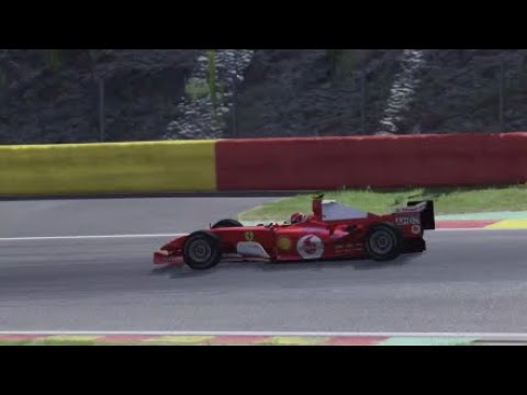 Ferrari F1 V10, V8, V6 Comparison @ Spa Francorchamps | Assetto Corsa