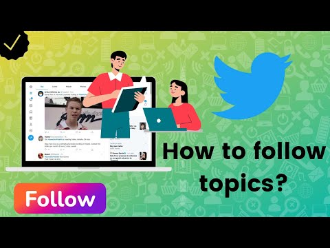 How to follow topics on Twitter?
