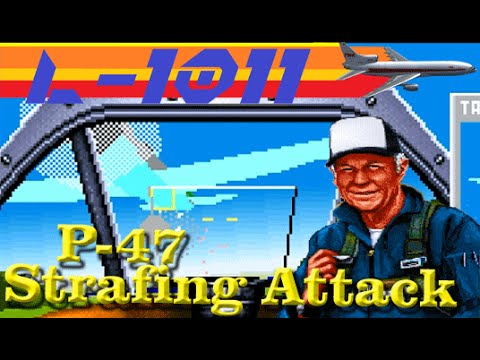 Chuck Yeager's Air Combat - #7 - P-47 Strafing Attack