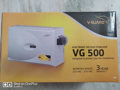 Vguard vg 500 ac stabilizer - preferred for upto 2 ton ac