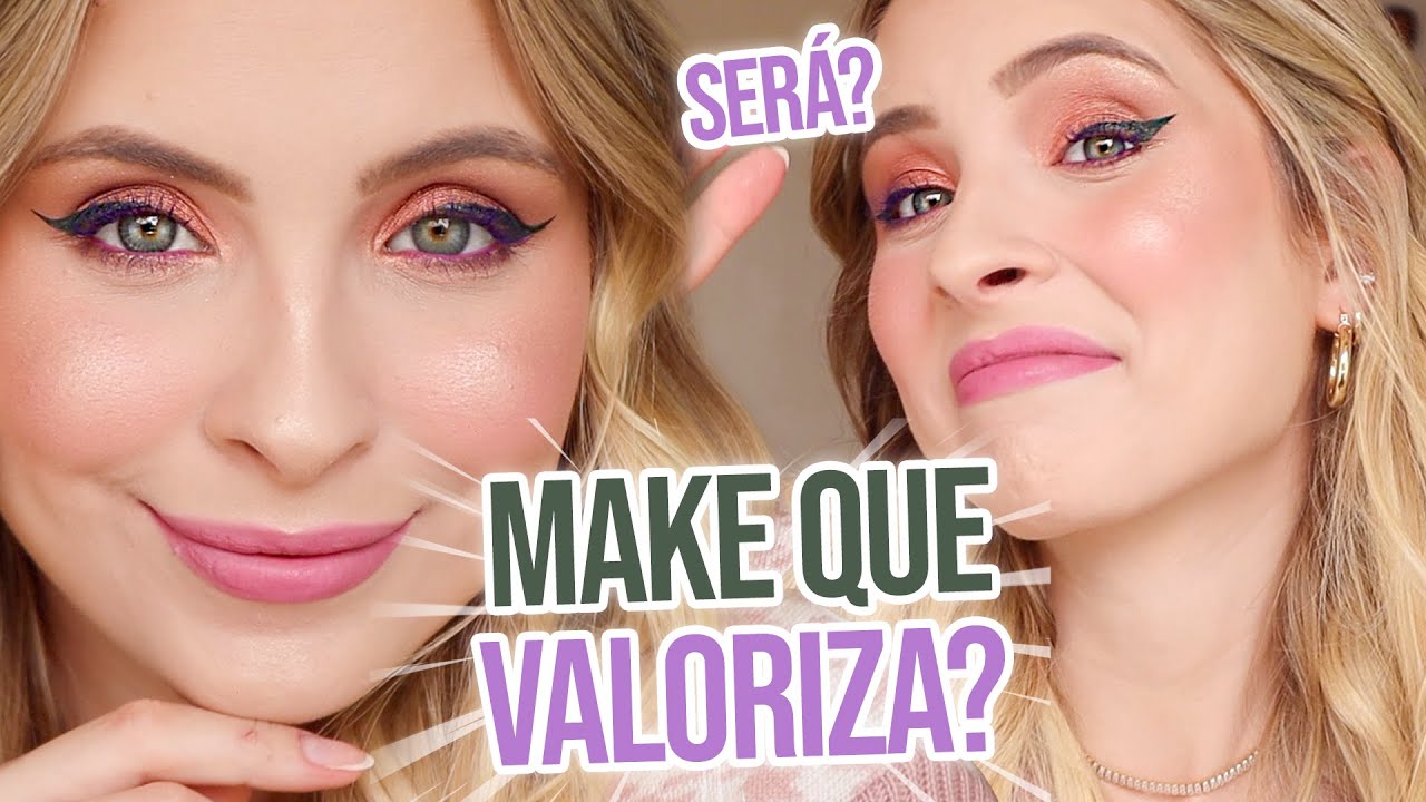 ME MAQUIEI USANDO AS CORES DA MINHA PALETA DE COLORAÇÃO PESSOAL (VERÃO CLARO) !!! | FERNANDA TUMAS