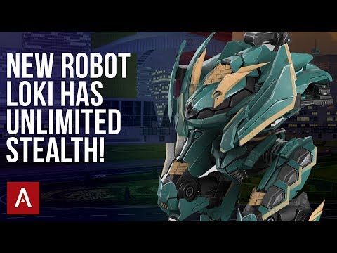 NEW Robot Loki Has Unlimited Stealth! | War Robots 4.9 Test Server Gameplay | WR