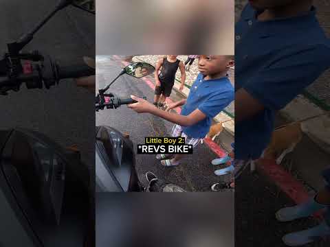 When A Biker Decides To Make These Kids Entire Day…