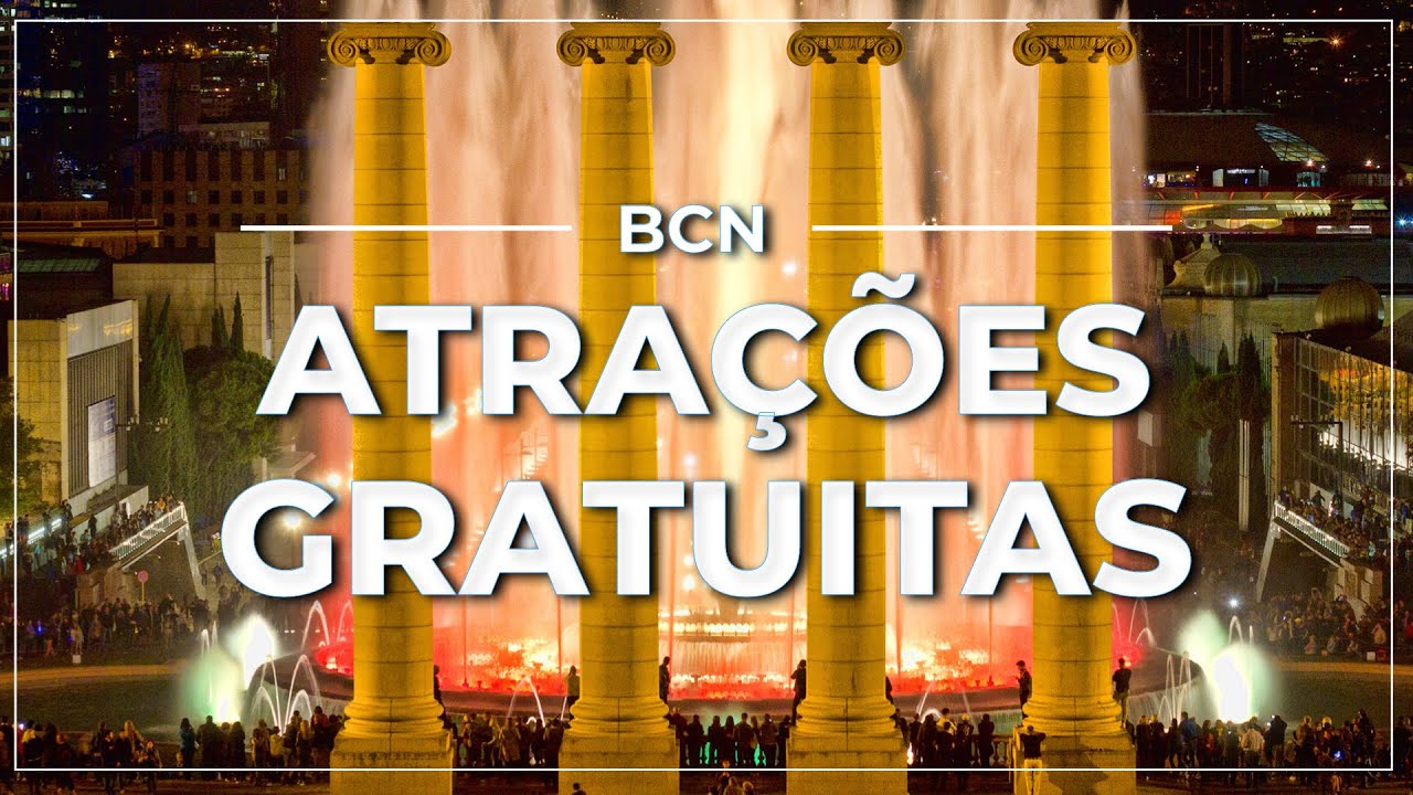 ➤ 10 atrações GRATUITAS em Barcelona 👏 #113
