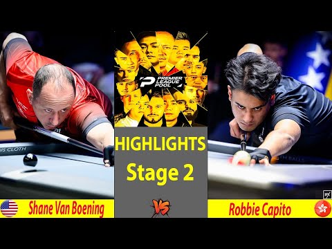 HIGHLIGHTS Round 2 | Shane Van Boening vs Robbie Capito | Premier League Pool 2025