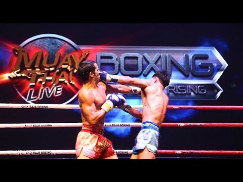 Nonton Muay Thai Boxing Live Performance at Asiatique Bangkok Thailand