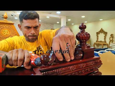 How to Install a Wooden Temple | Mandir Design Video