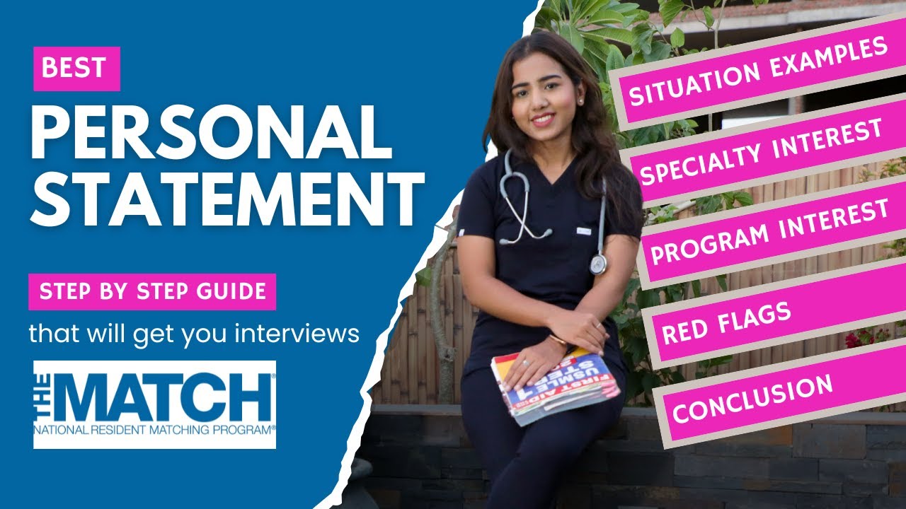 How to create The BEST Personal Statement for Residency MATCH