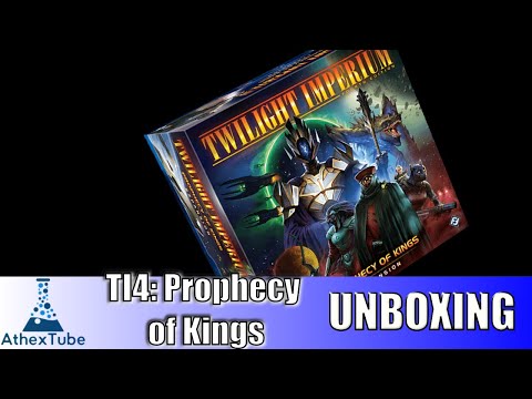 Twilight Imperium 4th Edition Prophecy of Kings Board Game Expansion Unboxing